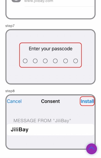 Step 4: Enter your iPhone passcode correctly.