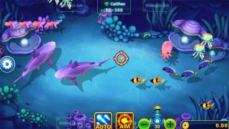 Deposit and withdraw Online Fishing Game in a flash